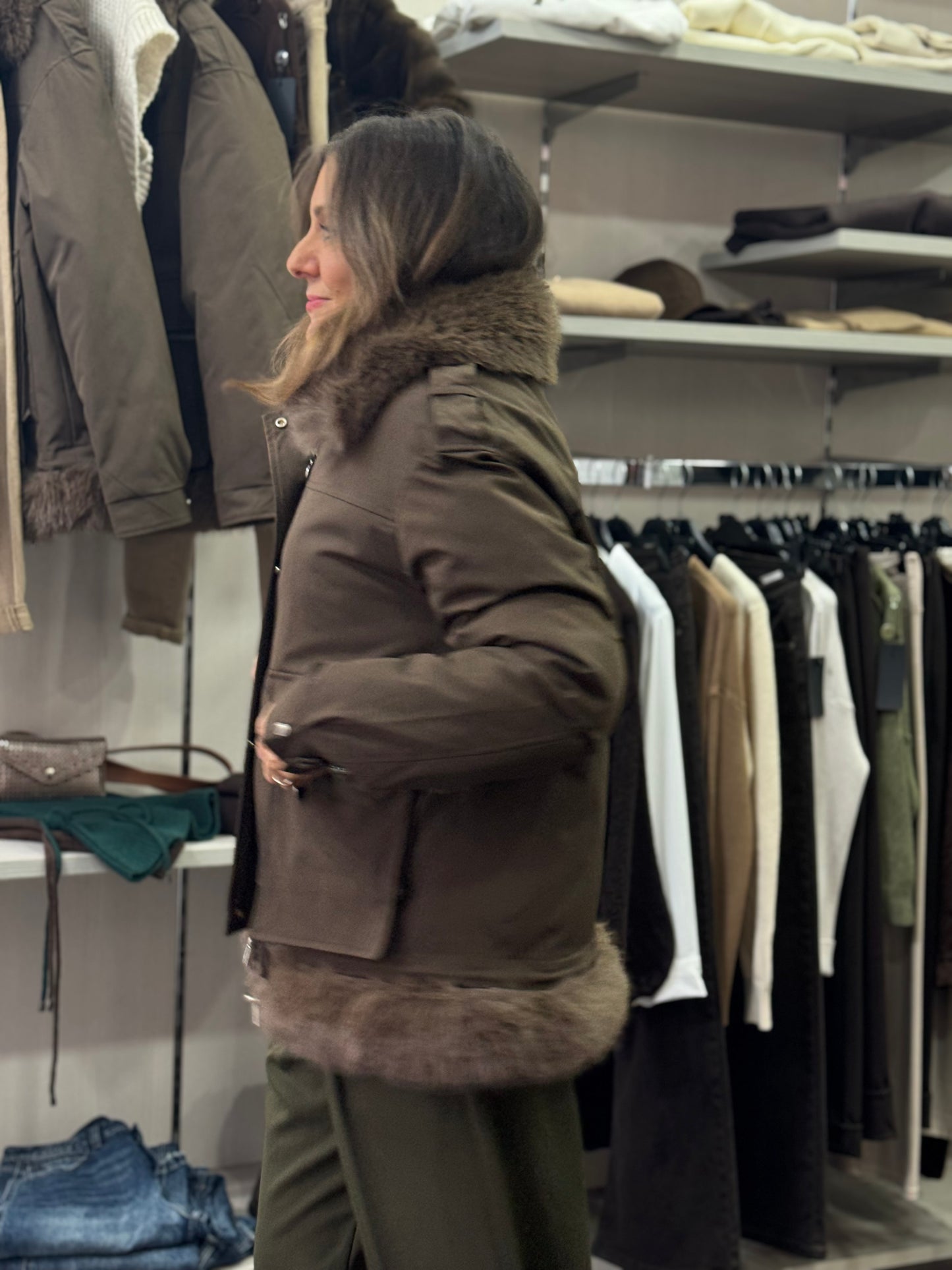 Giubbotto Canada cioccolato