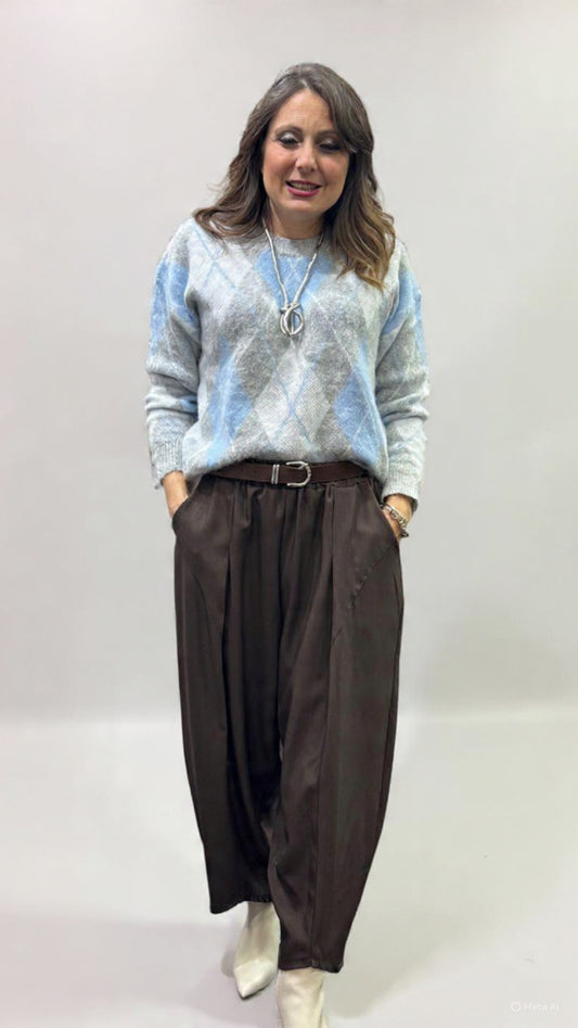 Pantalone baloon cioccolato