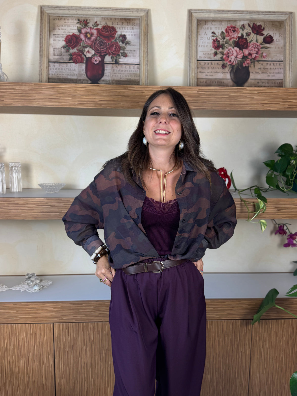 Camicia camouflage
