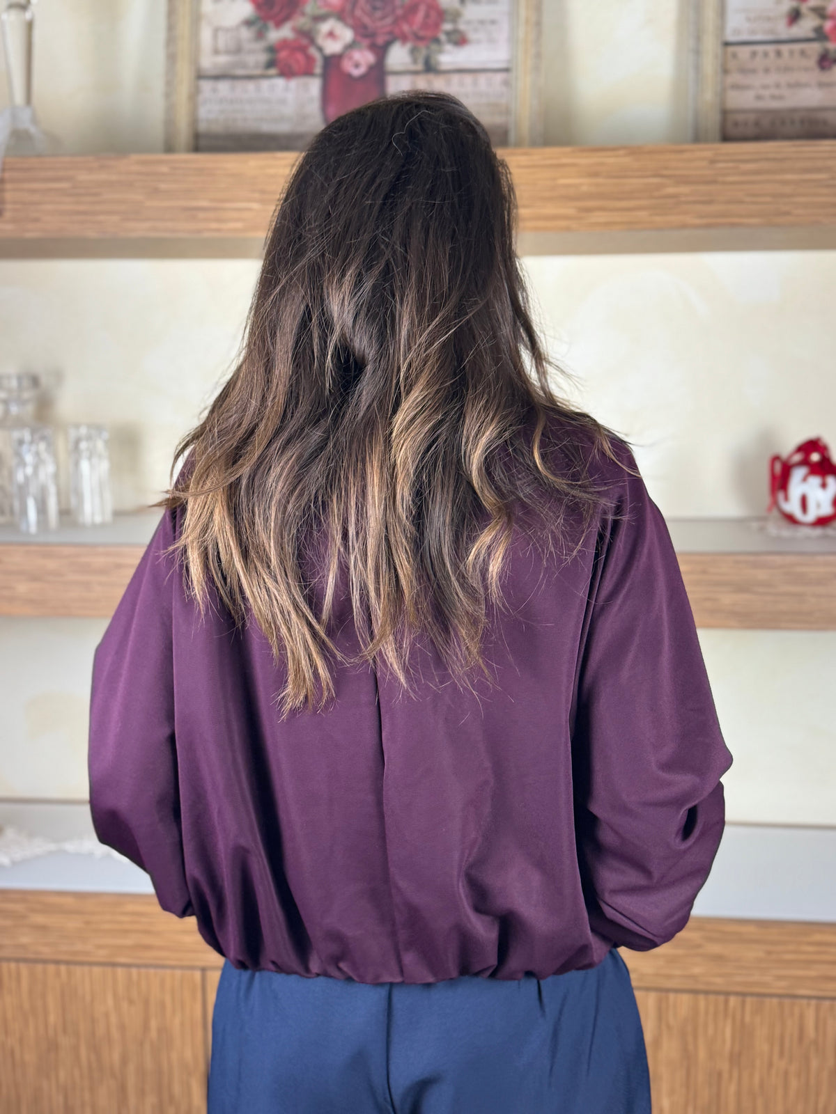 Bomber bordeaux