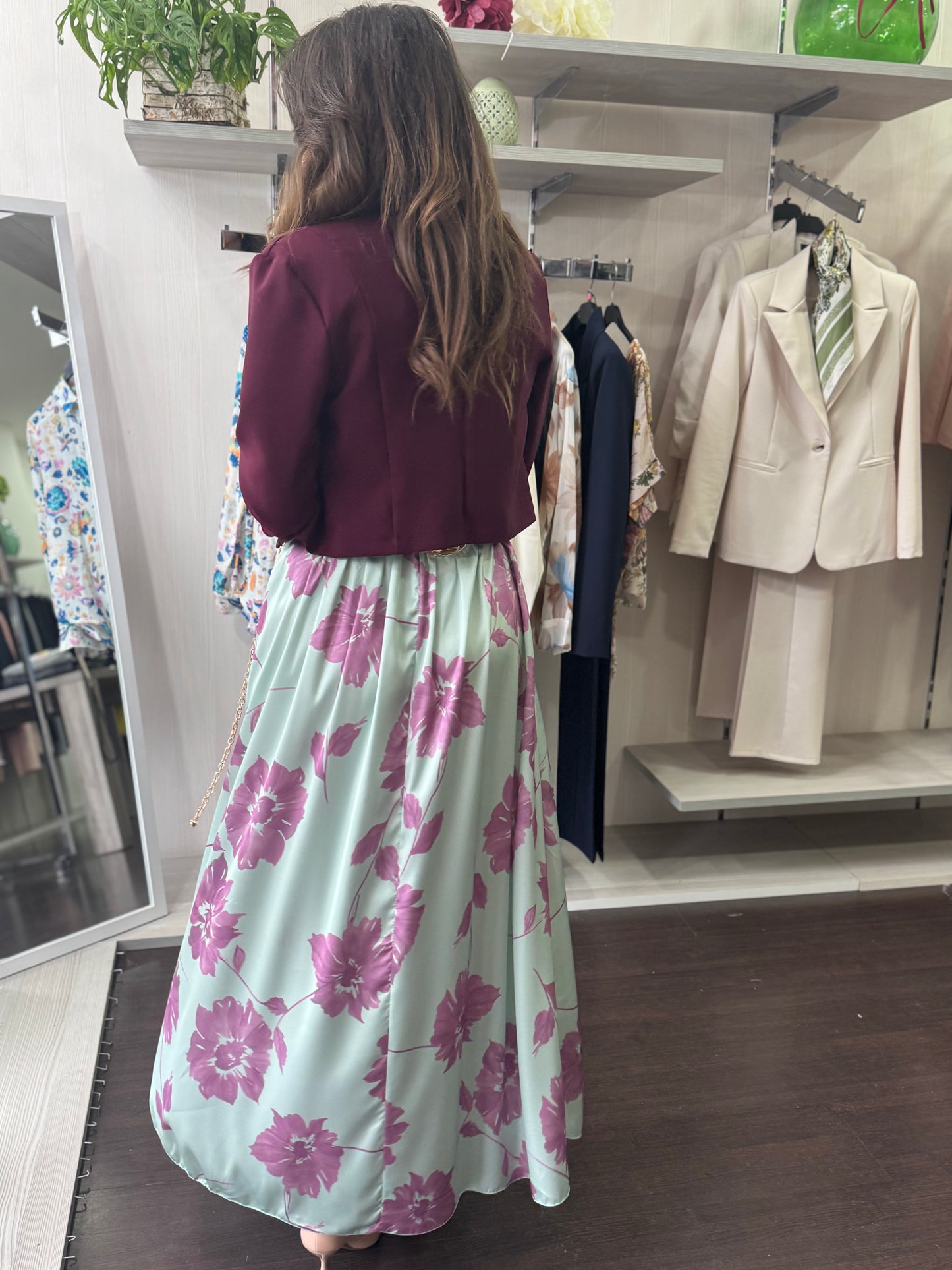 Abito tiffany magenta