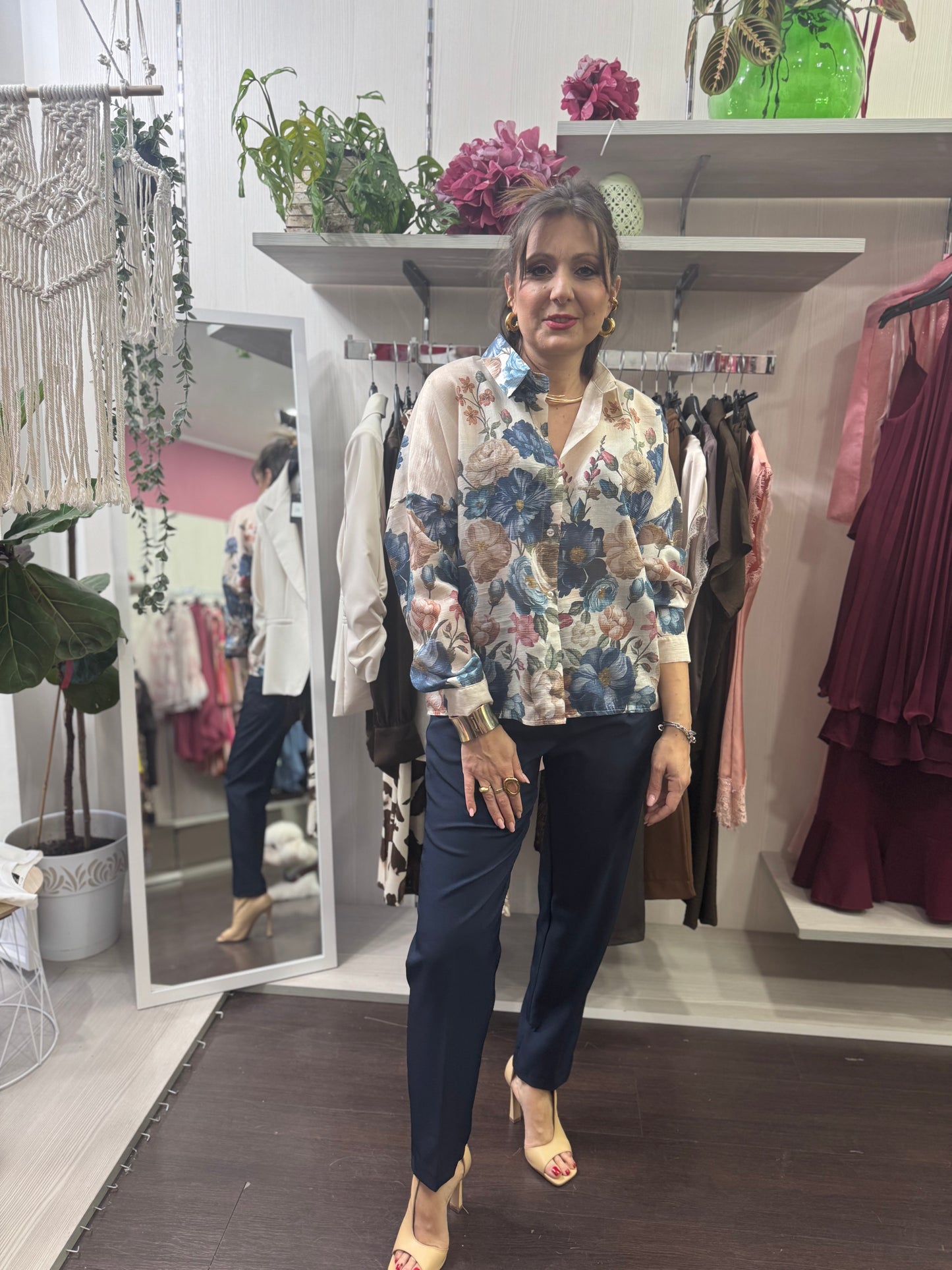 Pantalone Lea blu