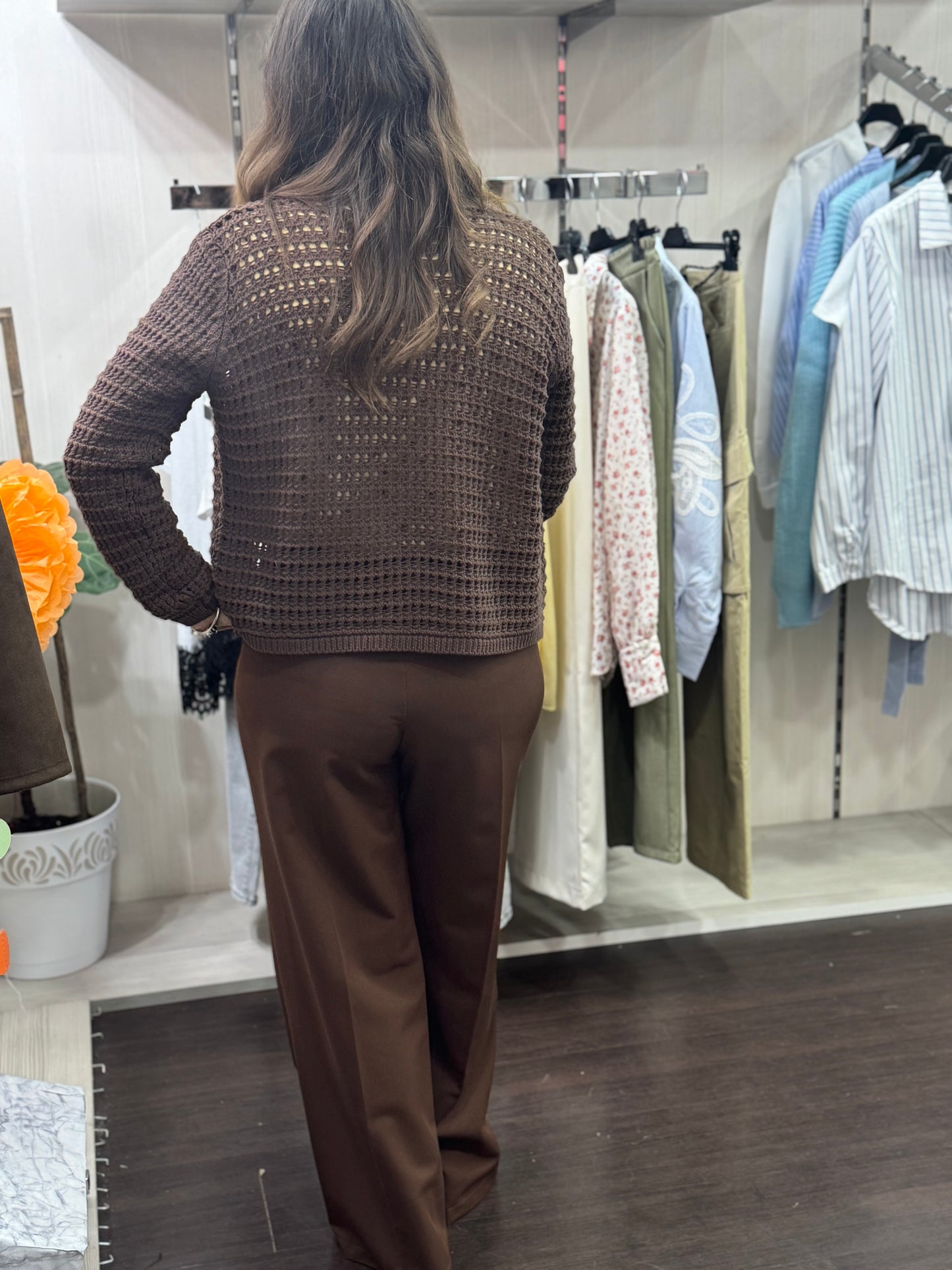 Pantalone cioccolato chiaro
