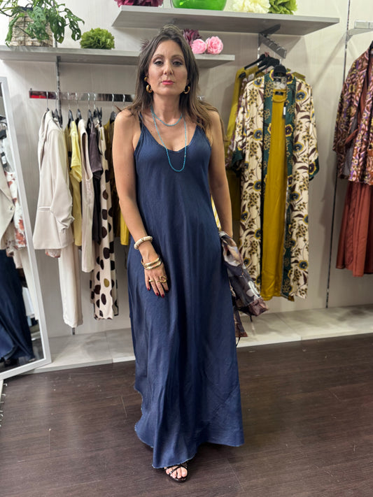 Abito sottoveste denim