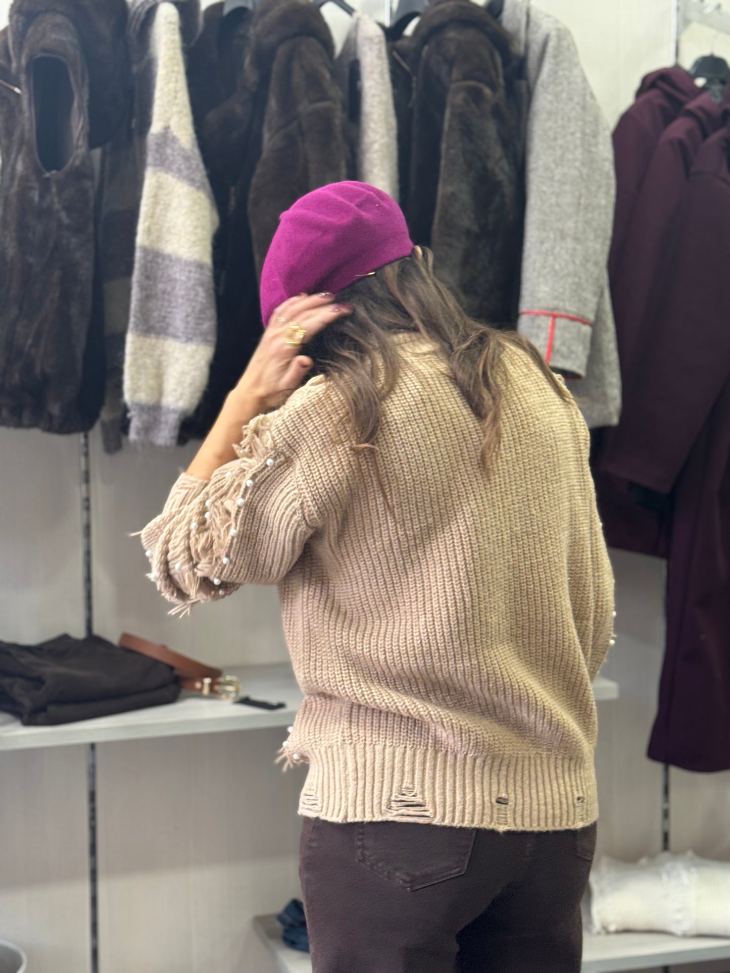 Maglioncino Gravina cappuccino