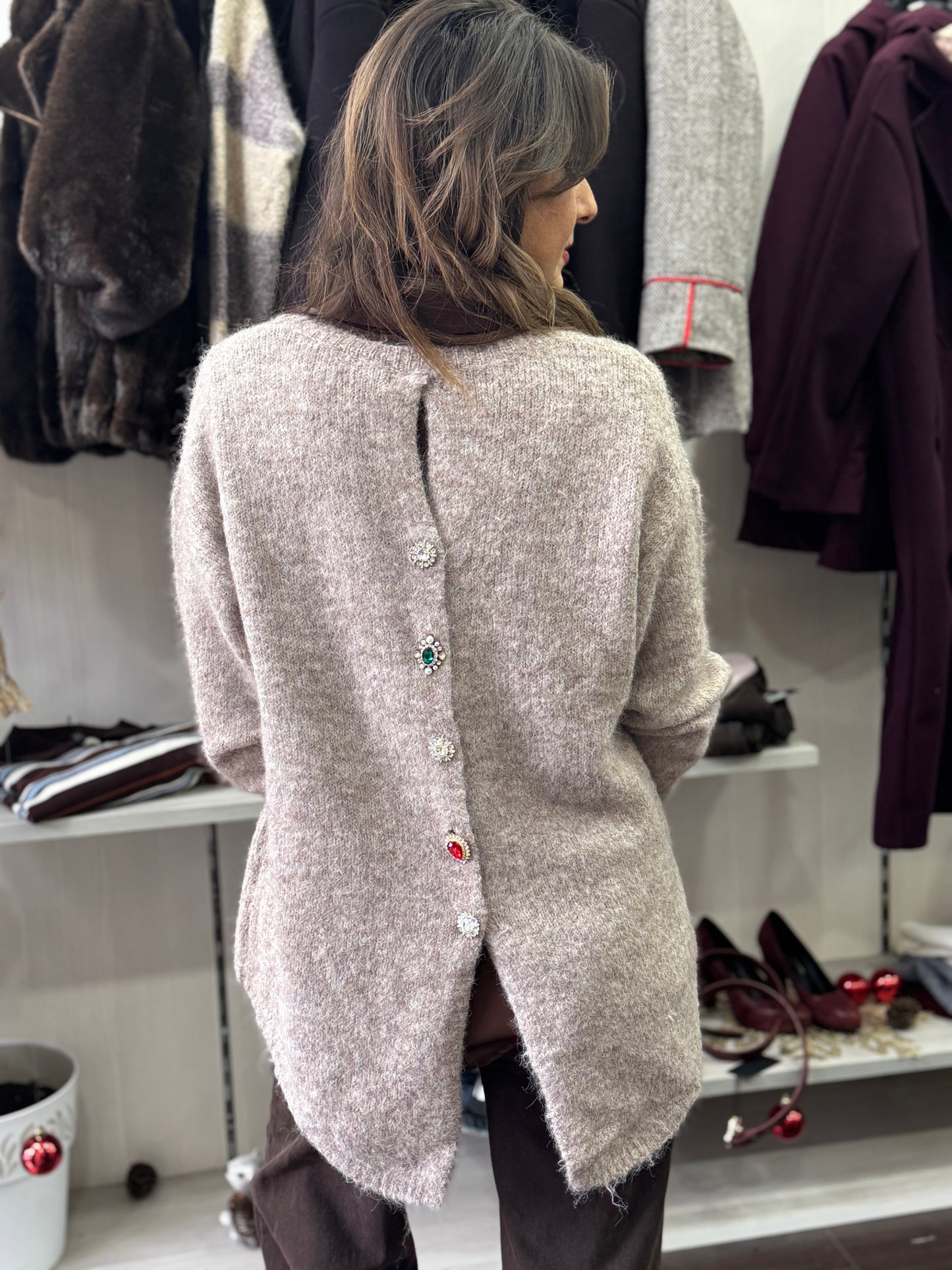 Maglioncino Marsiglia Tortora