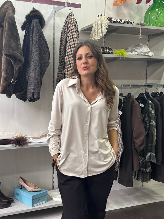 Camicia Ferrara sabbia