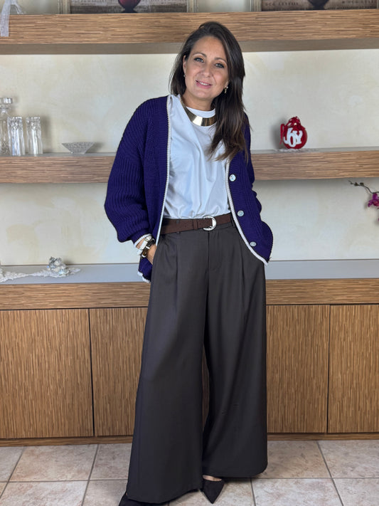 Cardigan viola