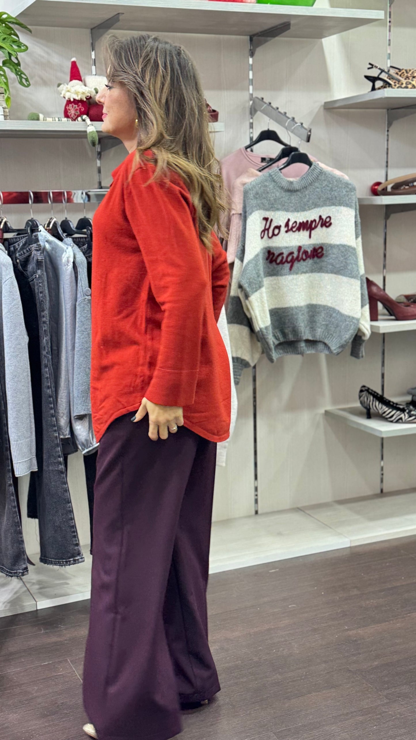 Camicia Dublino ruggine