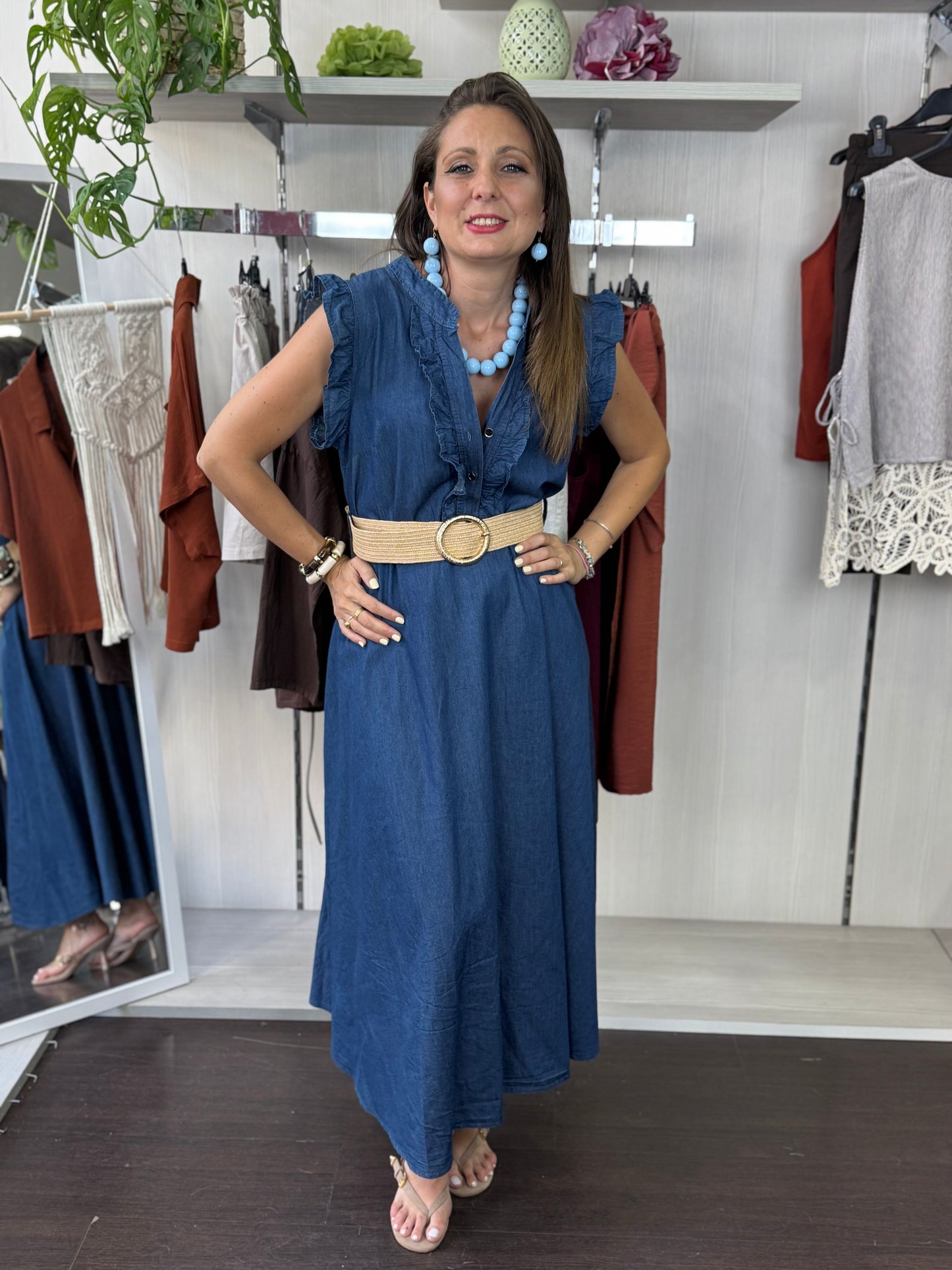 Abito chambray