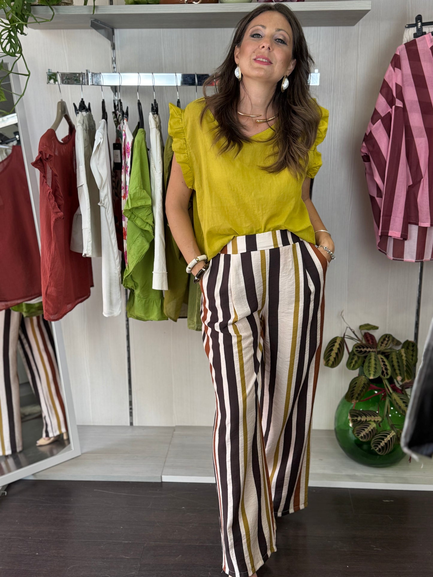 Pantalone rigato