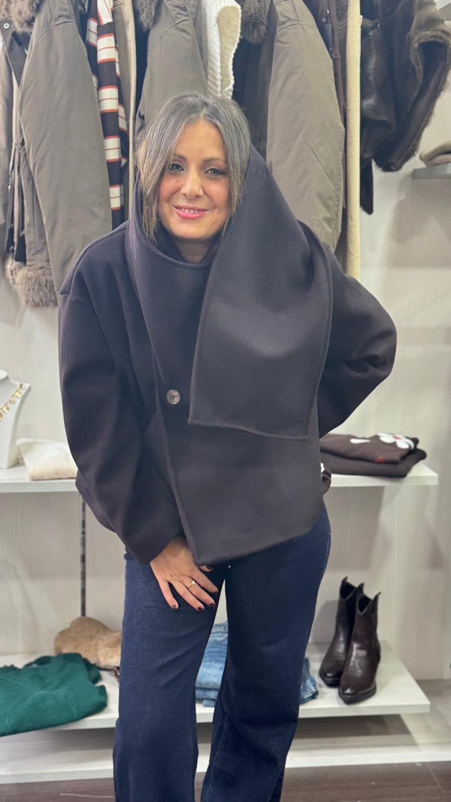 Cappotto Londra cioccolato