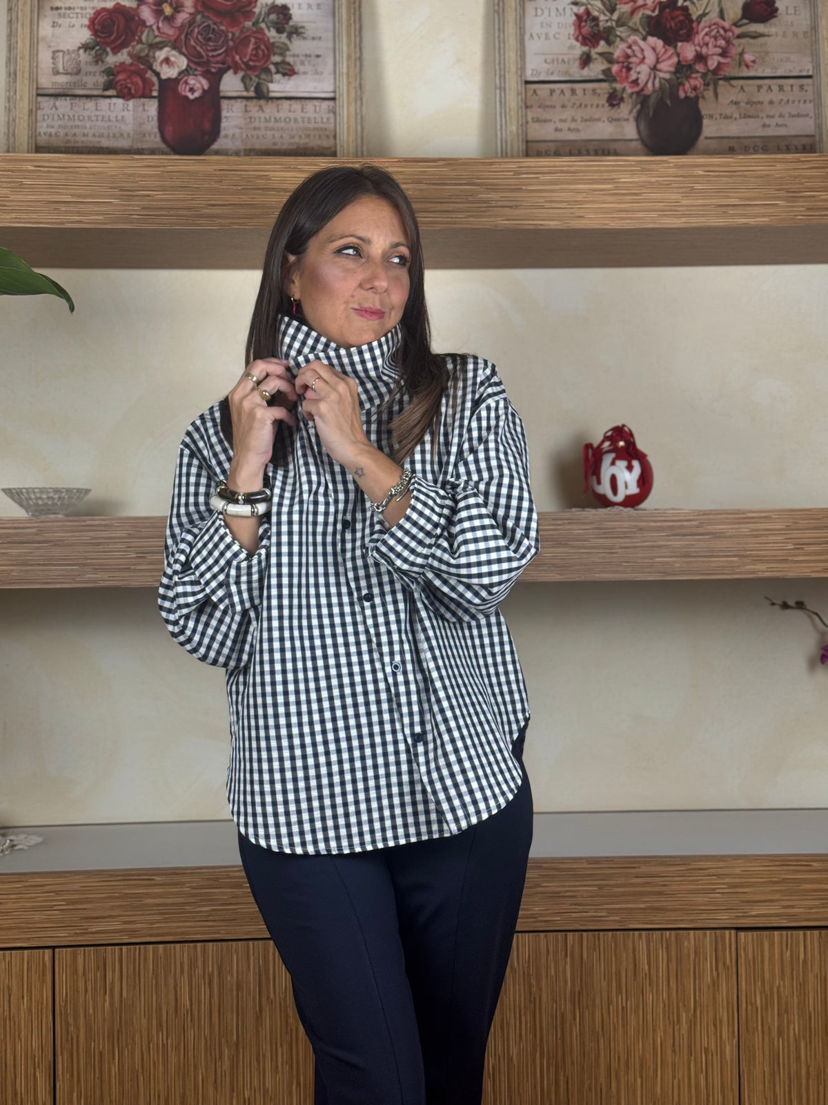 Camicia diagonale check