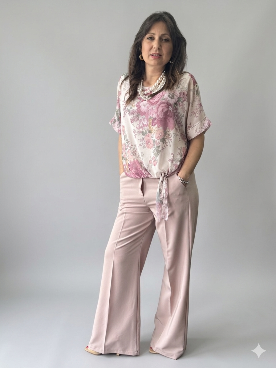 Pantalone cipria