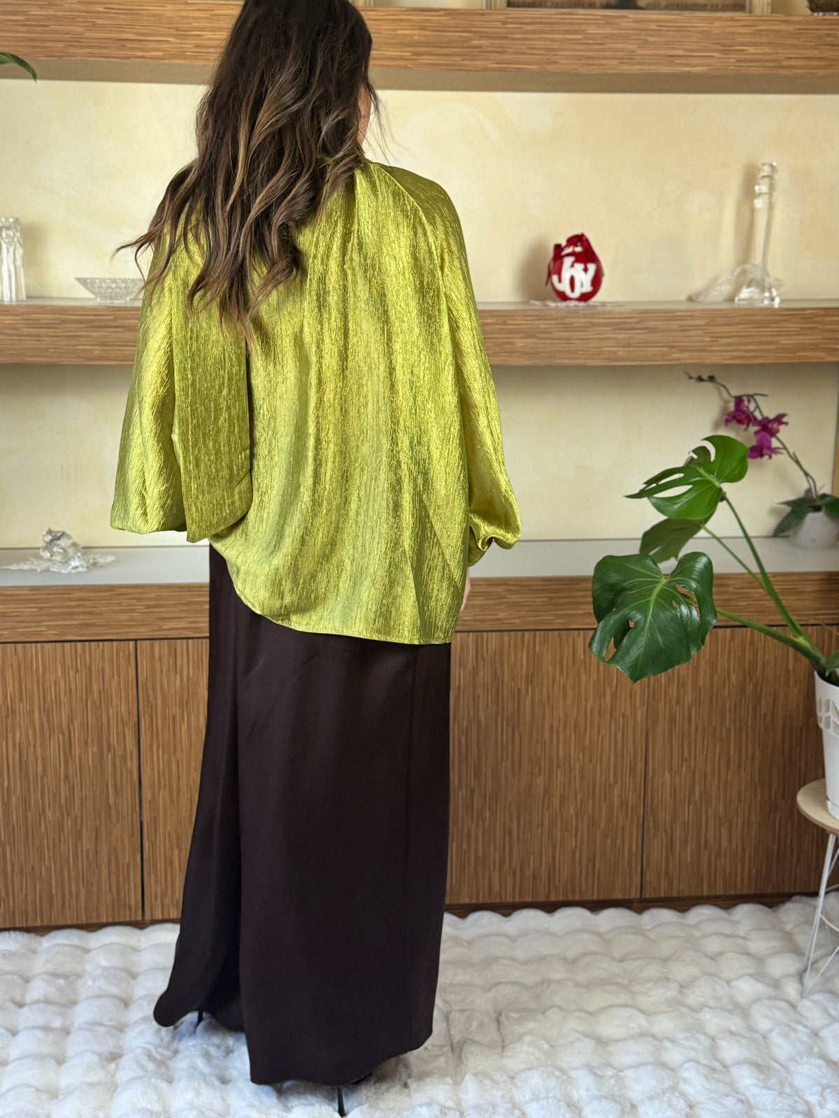 Blusa pistacchio