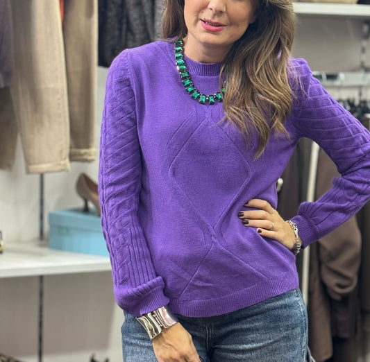 Maglioncino Washington viola