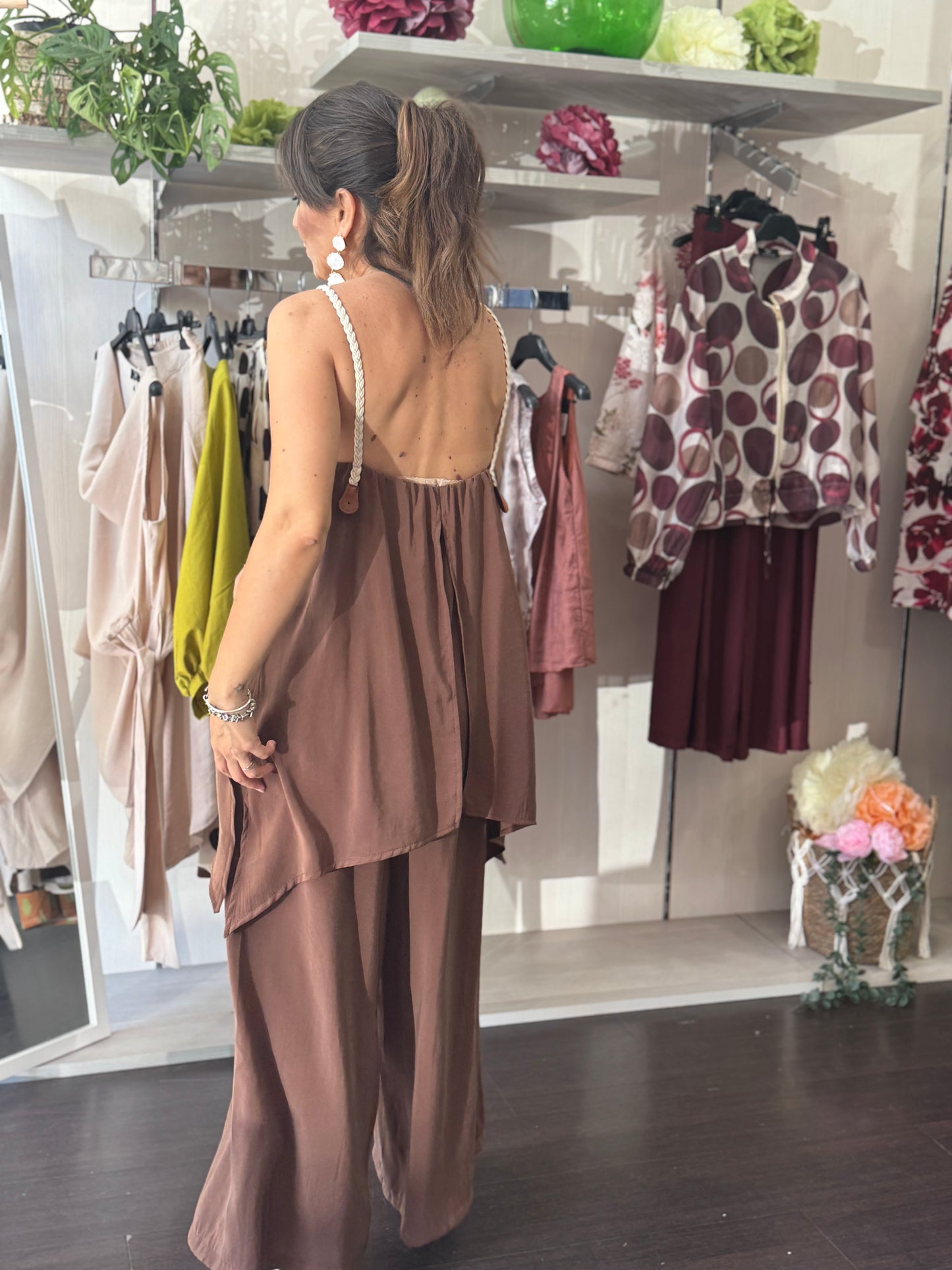 Jumpsuit caffè