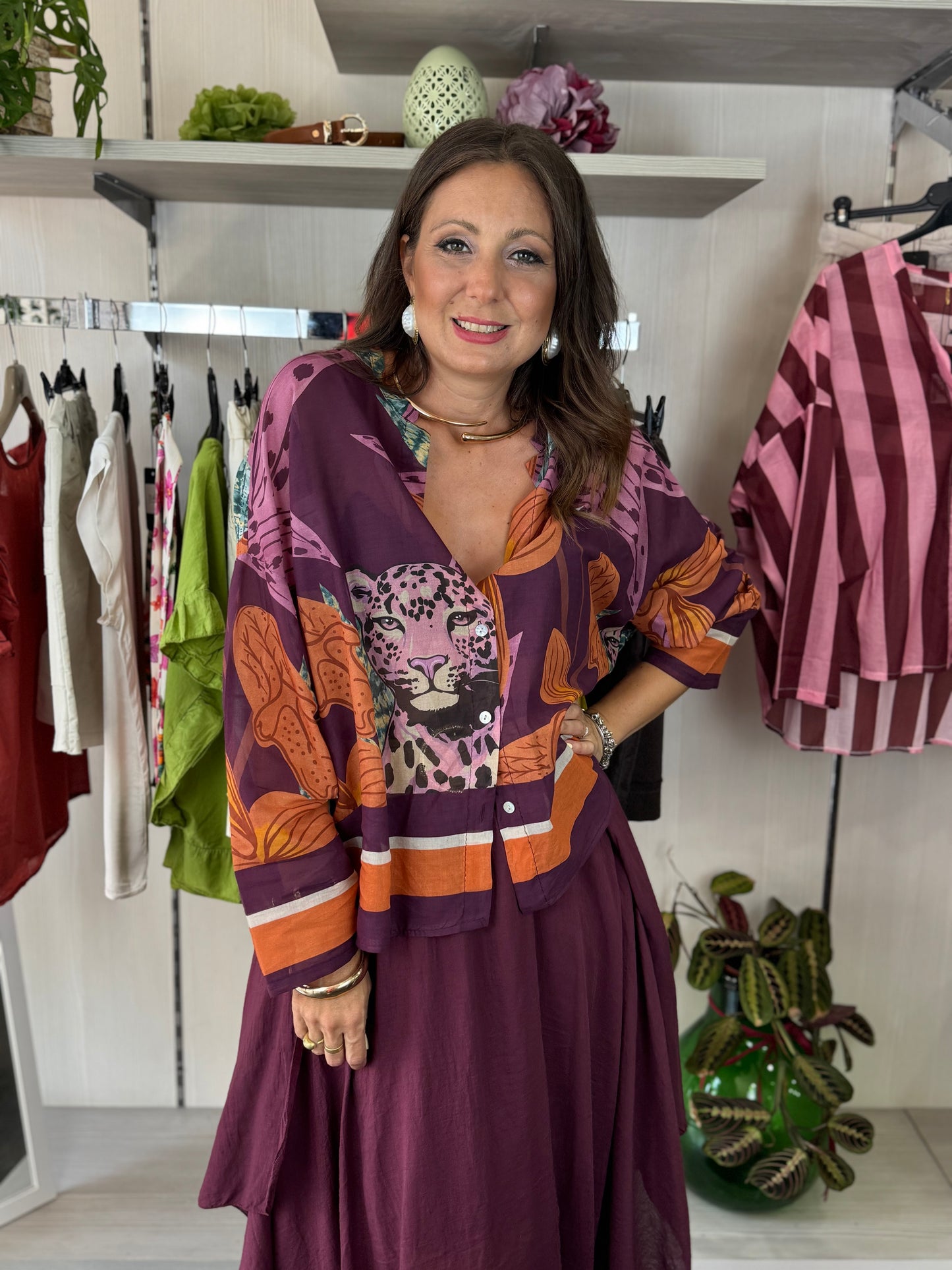 Camicia ghepardo