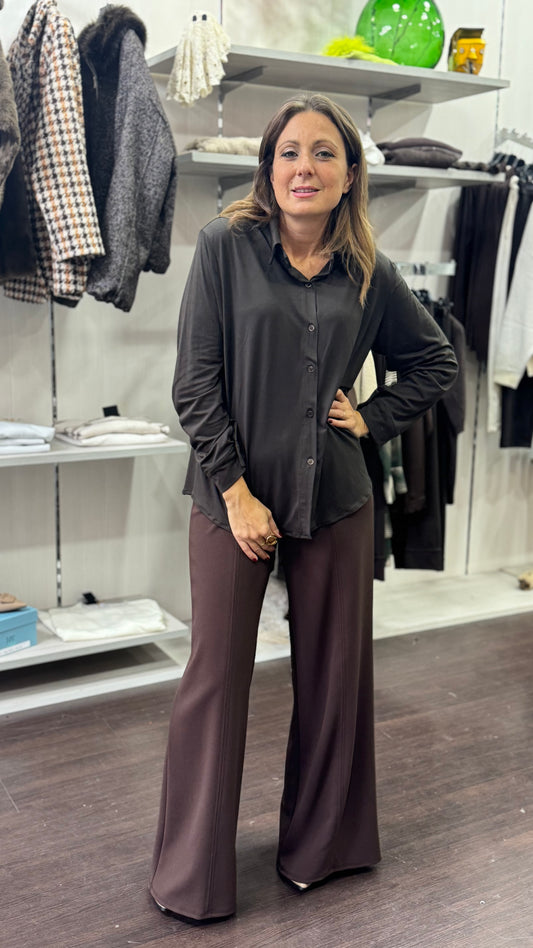 Camicia Ferrara cioccolato