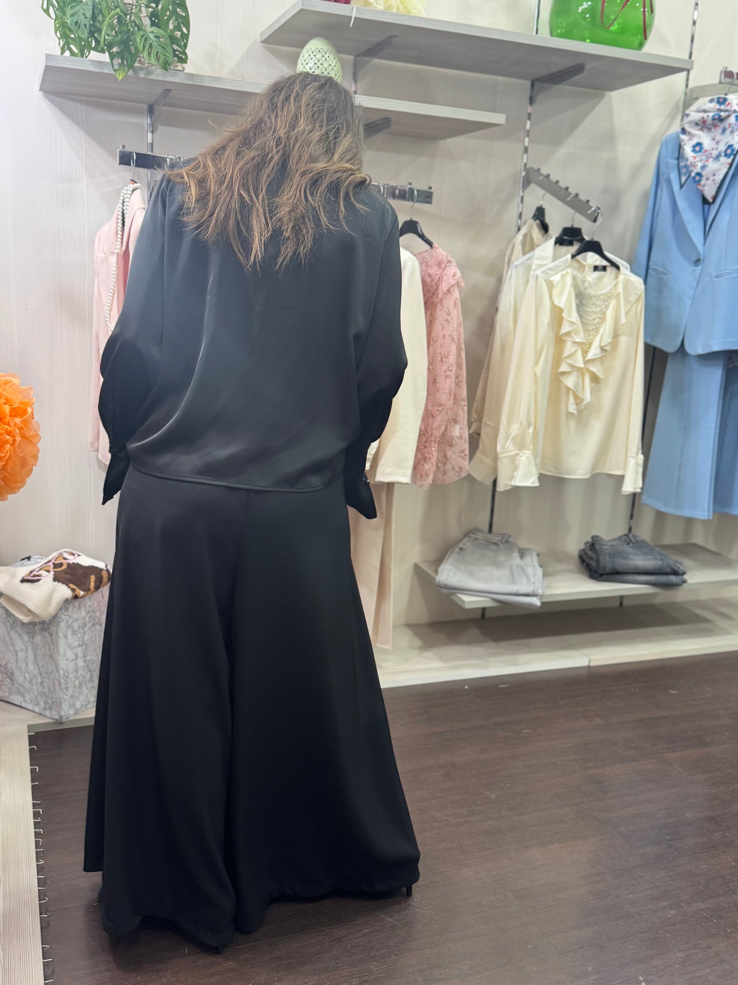 Gonna pantalone nera cady