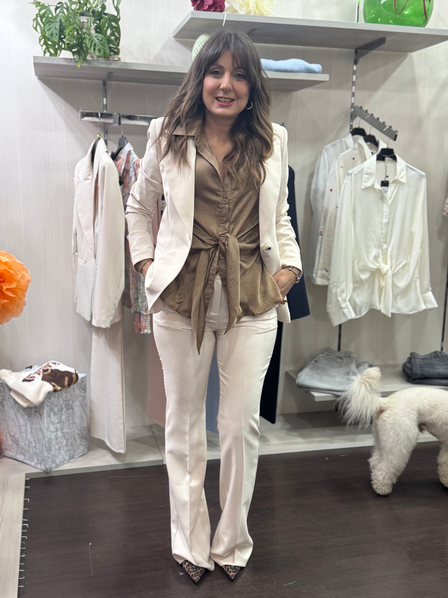 Tailleur zampa panna