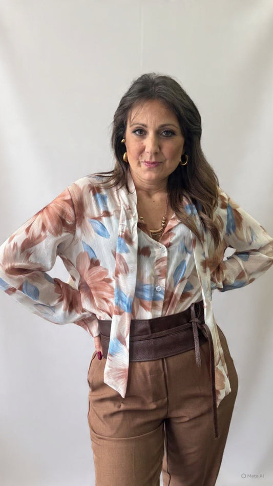 Camicia fusciacca terra