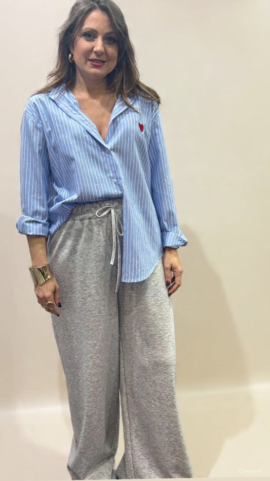 Pantalone grigio tuta