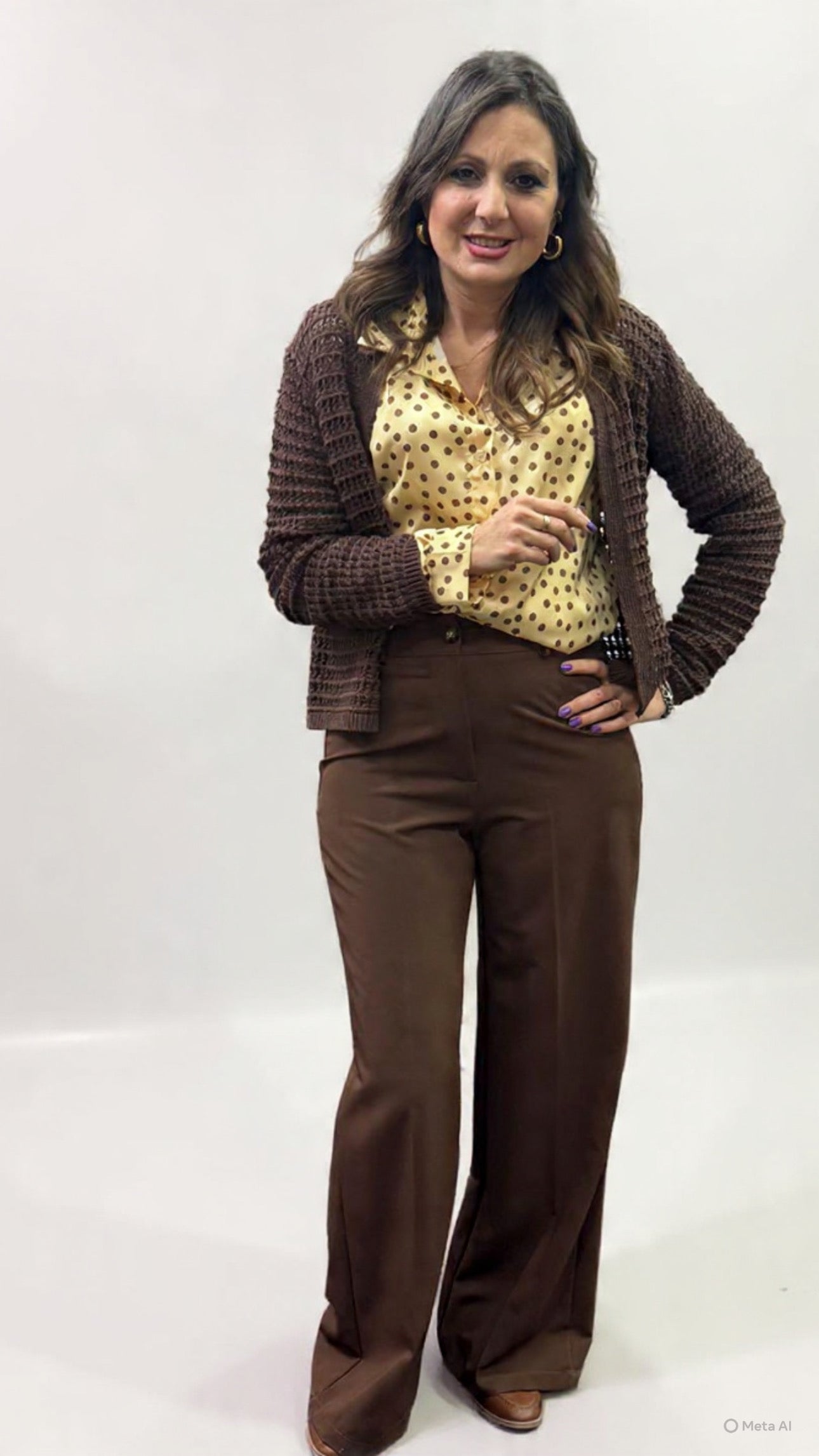 Pantalone cioccolato chiaro