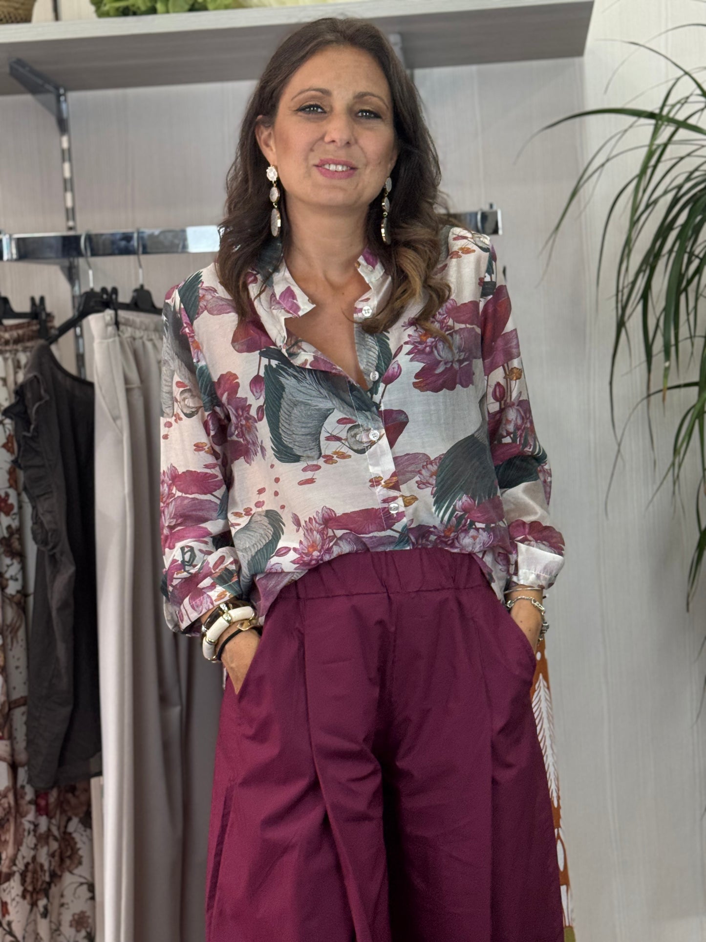 Camicia fiore di loto