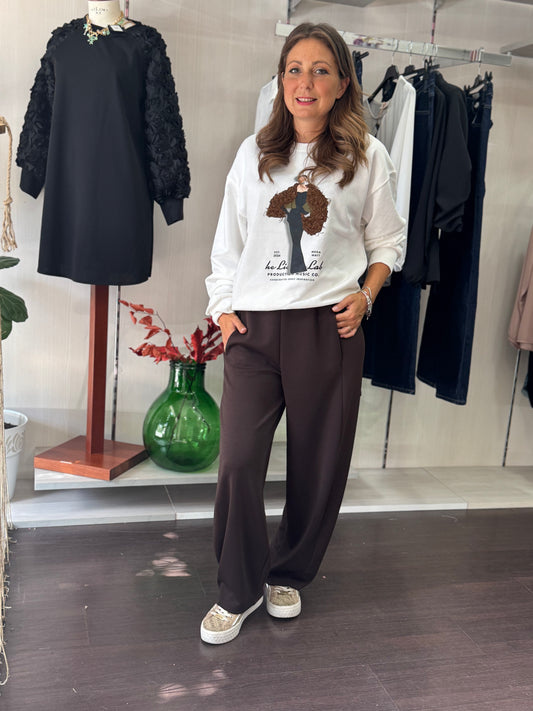 Pantalone Nizza cioccolato