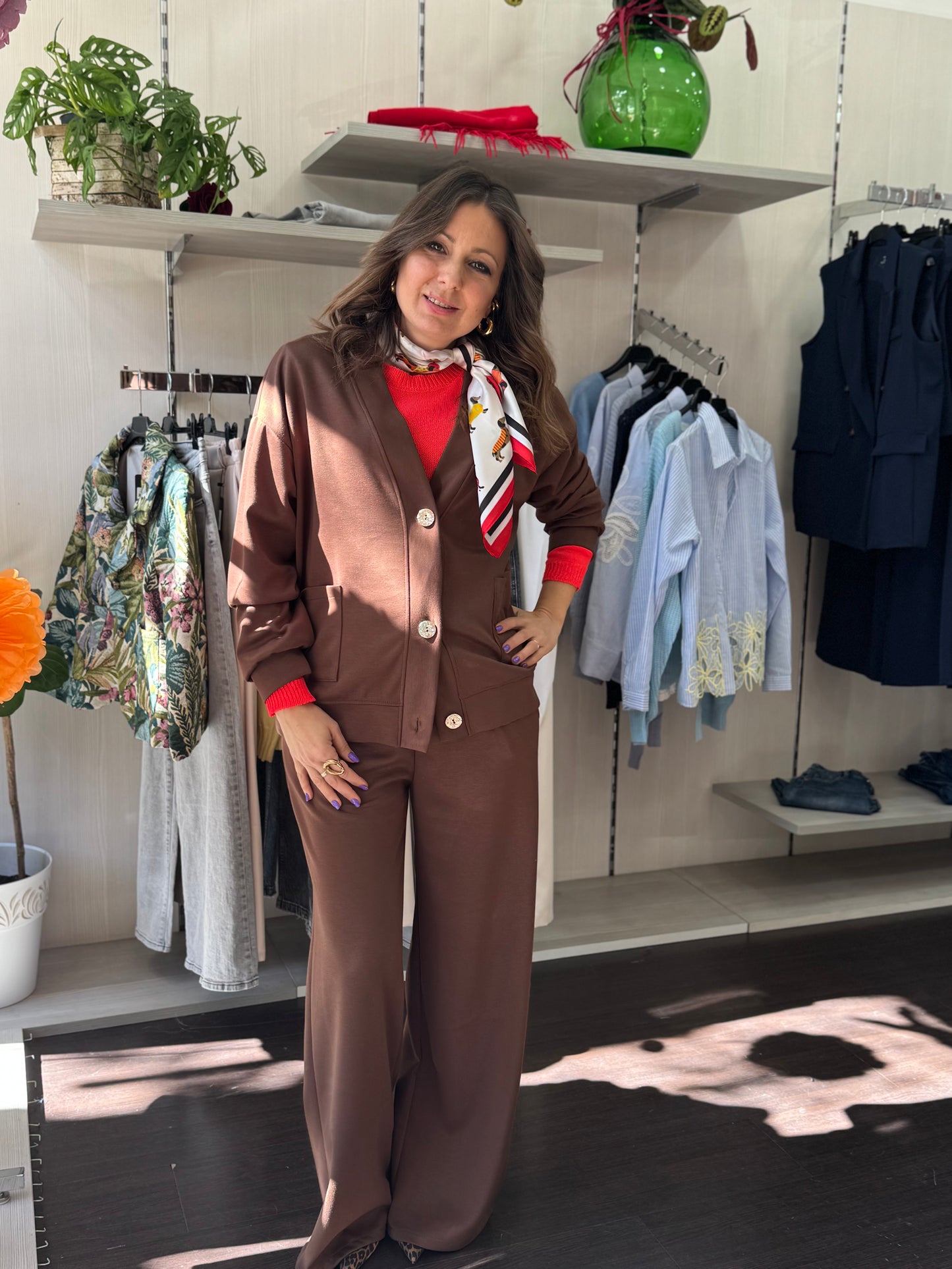 Cardigan Chicca cioccolato