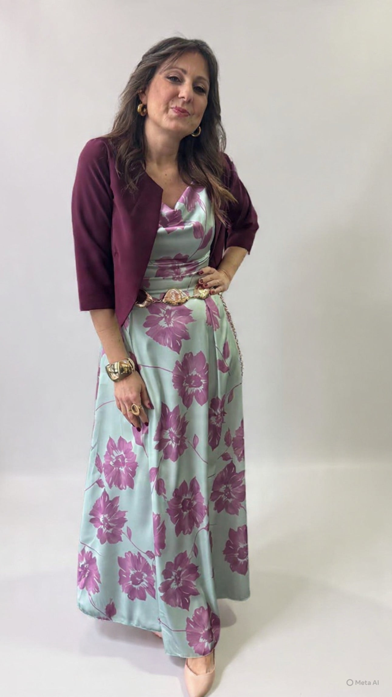 Abito tiffany magenta