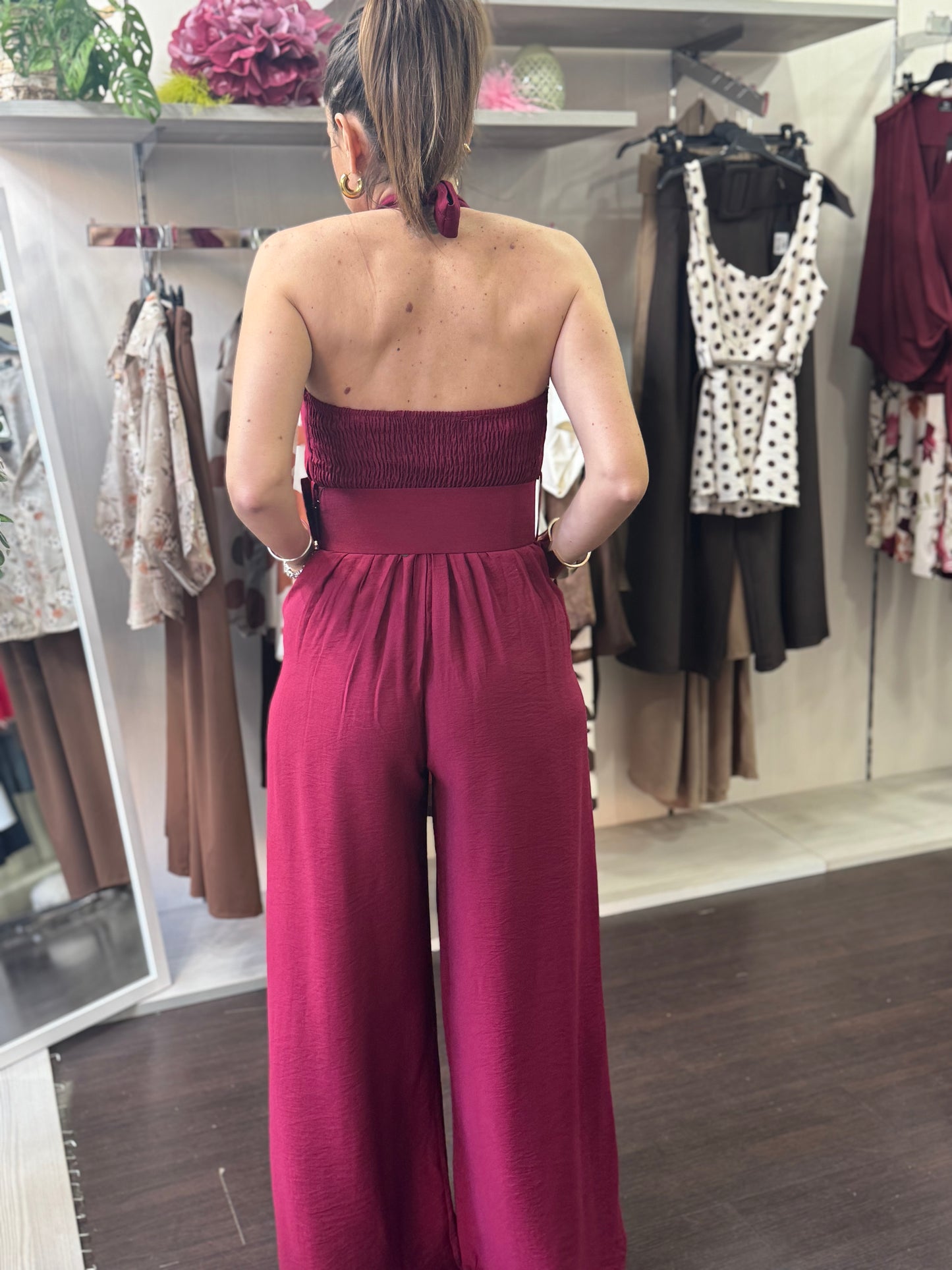 Jumpsuit bordeaux