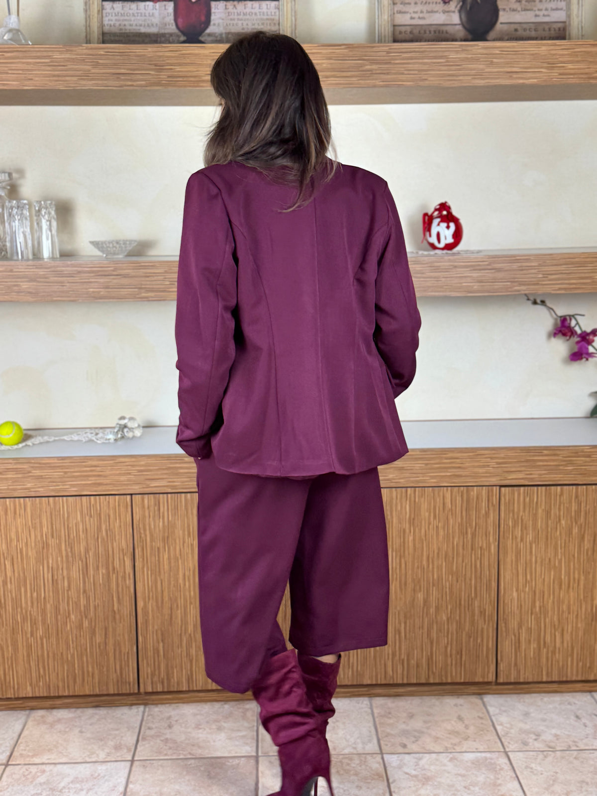 Bermudone bordeaux