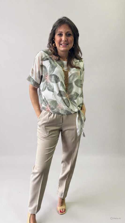 Pantalone Lea beige