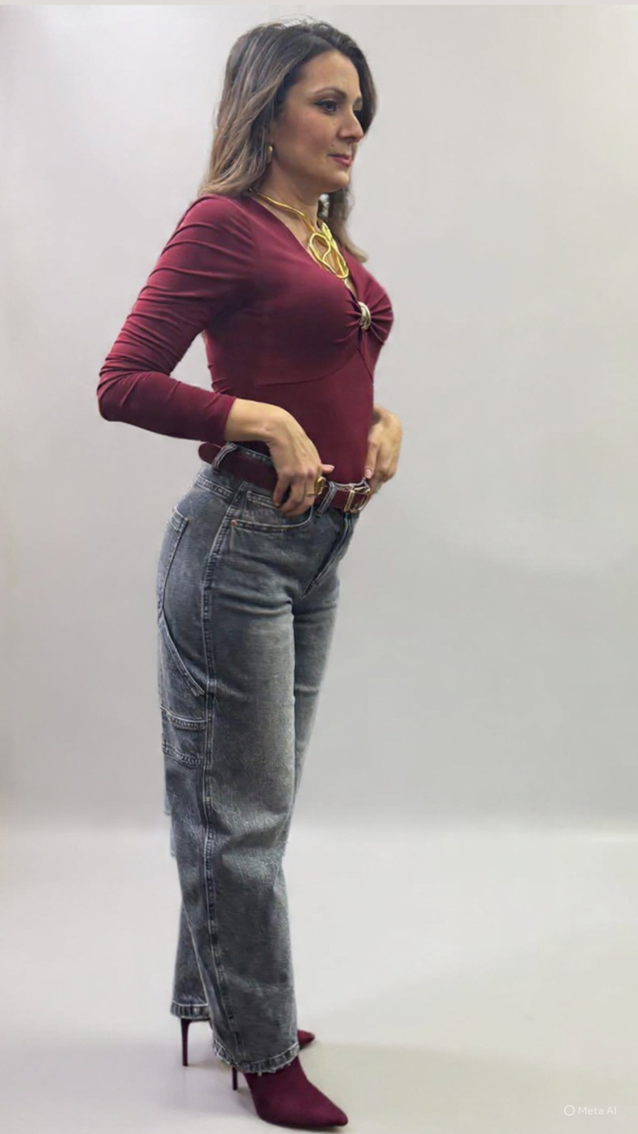 Jeans New York grigio