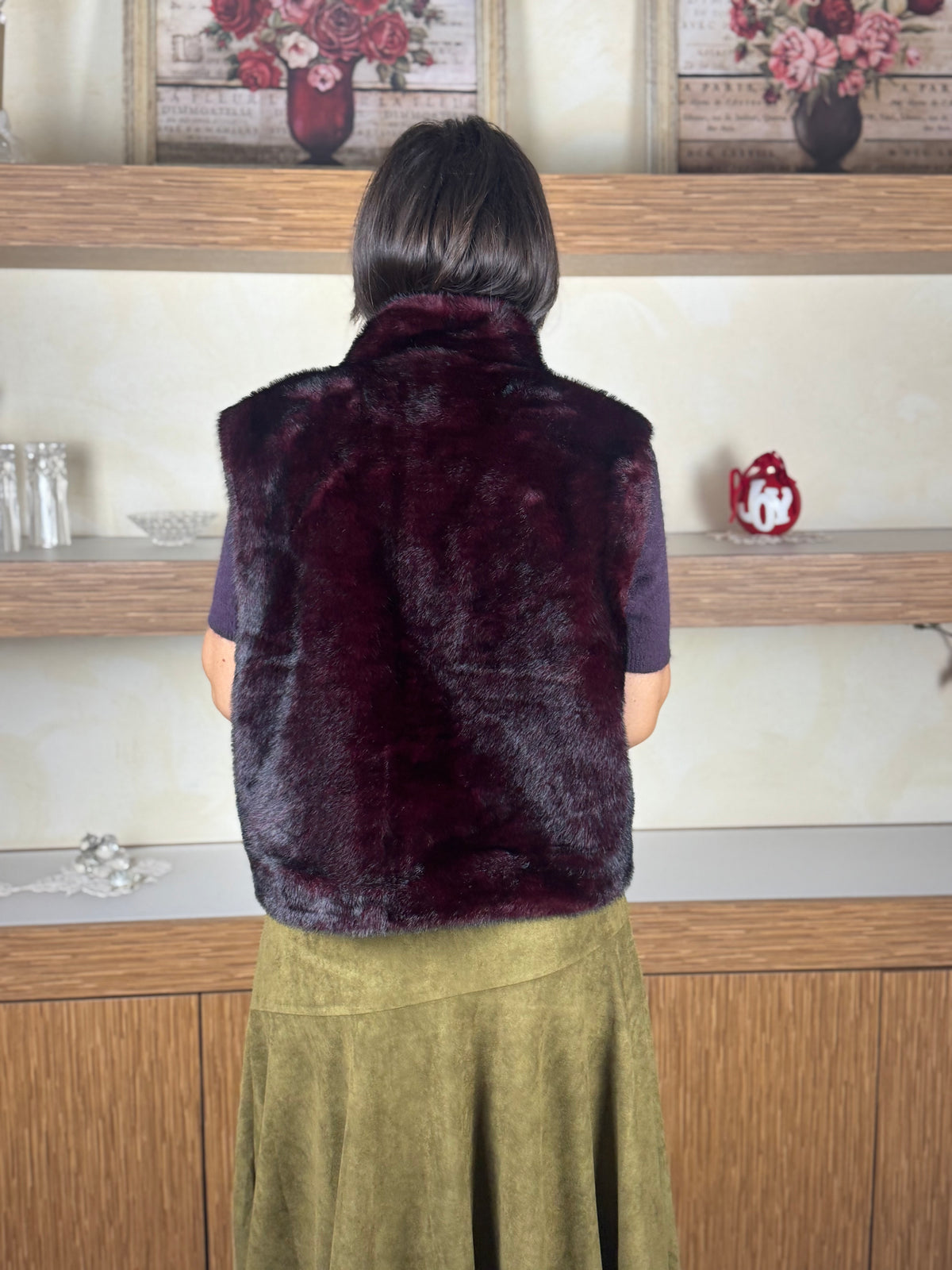 Gilet double ecomontone e ecopelliccia