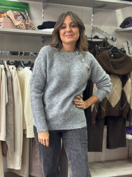 Maglioncino Provenza grigio