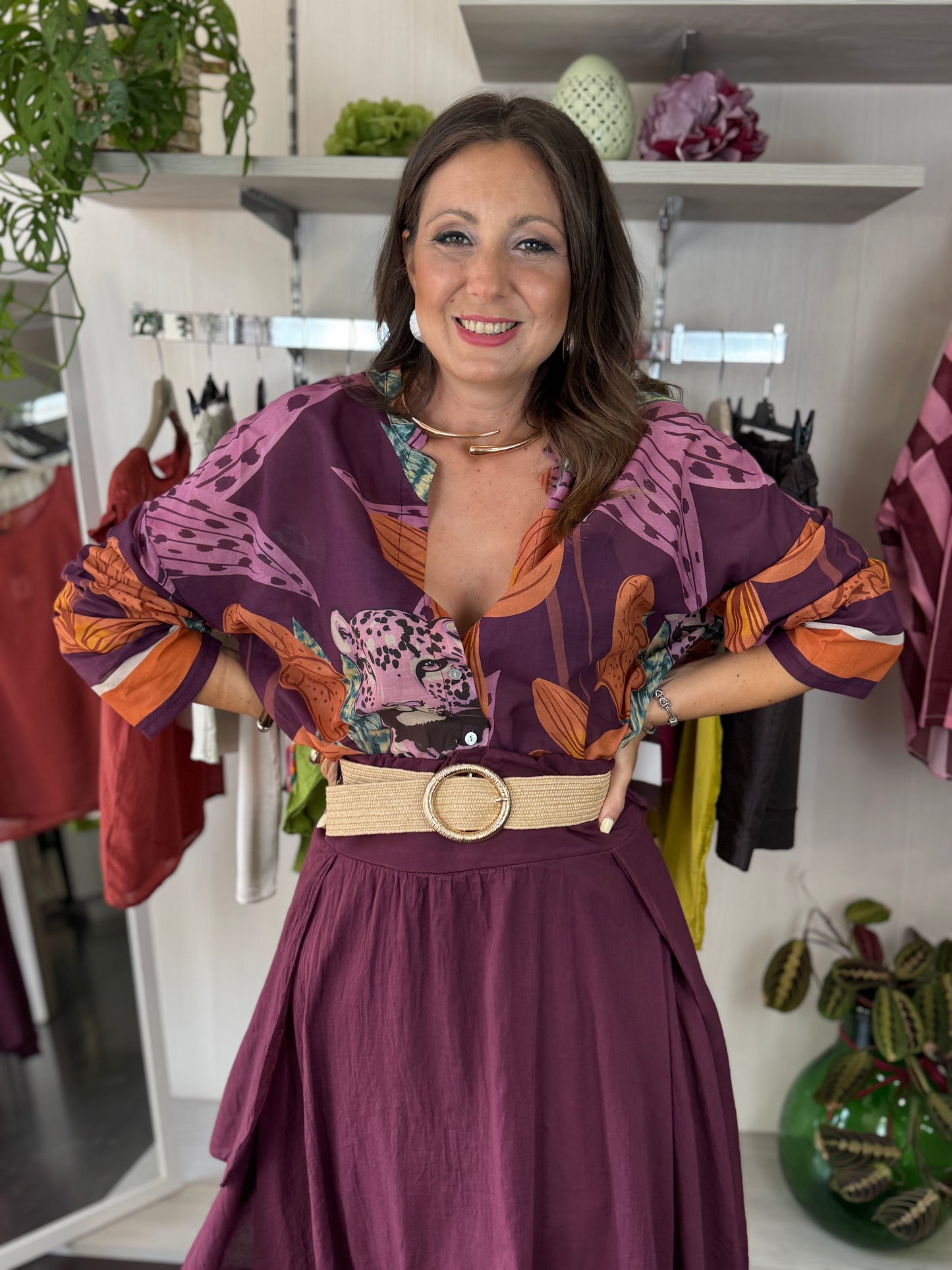 Camicia ghepardo