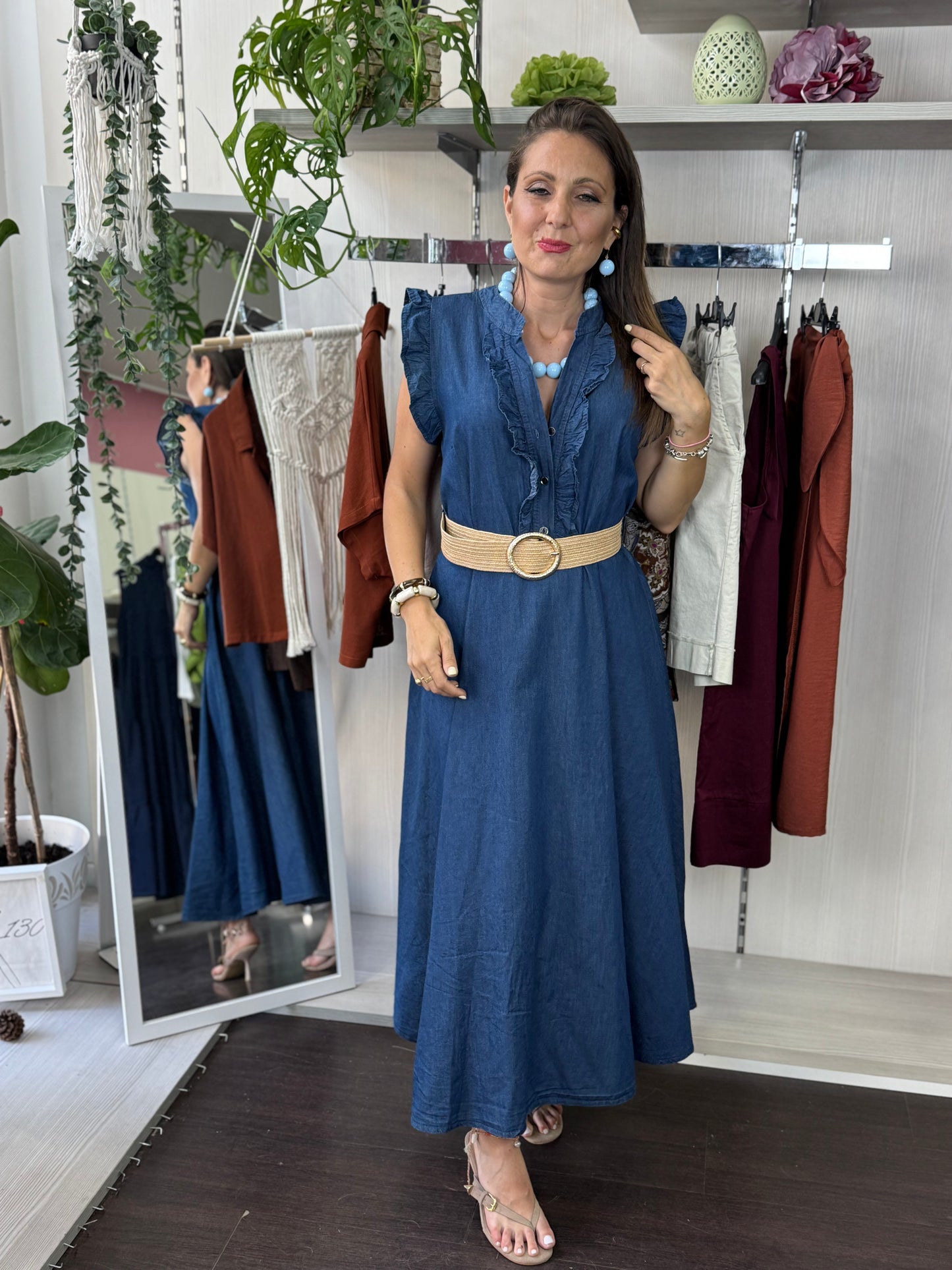 Abito chambray