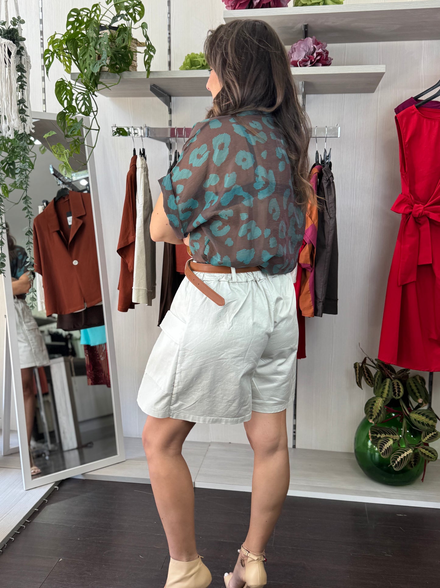 Camicia animalier ottanio