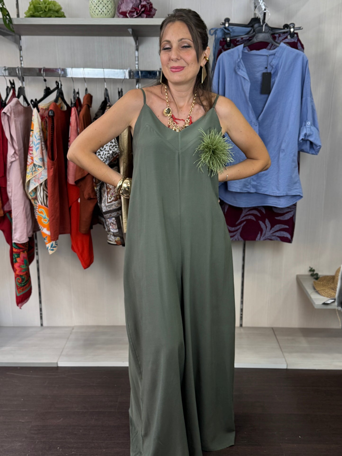 Jumpsuit verde