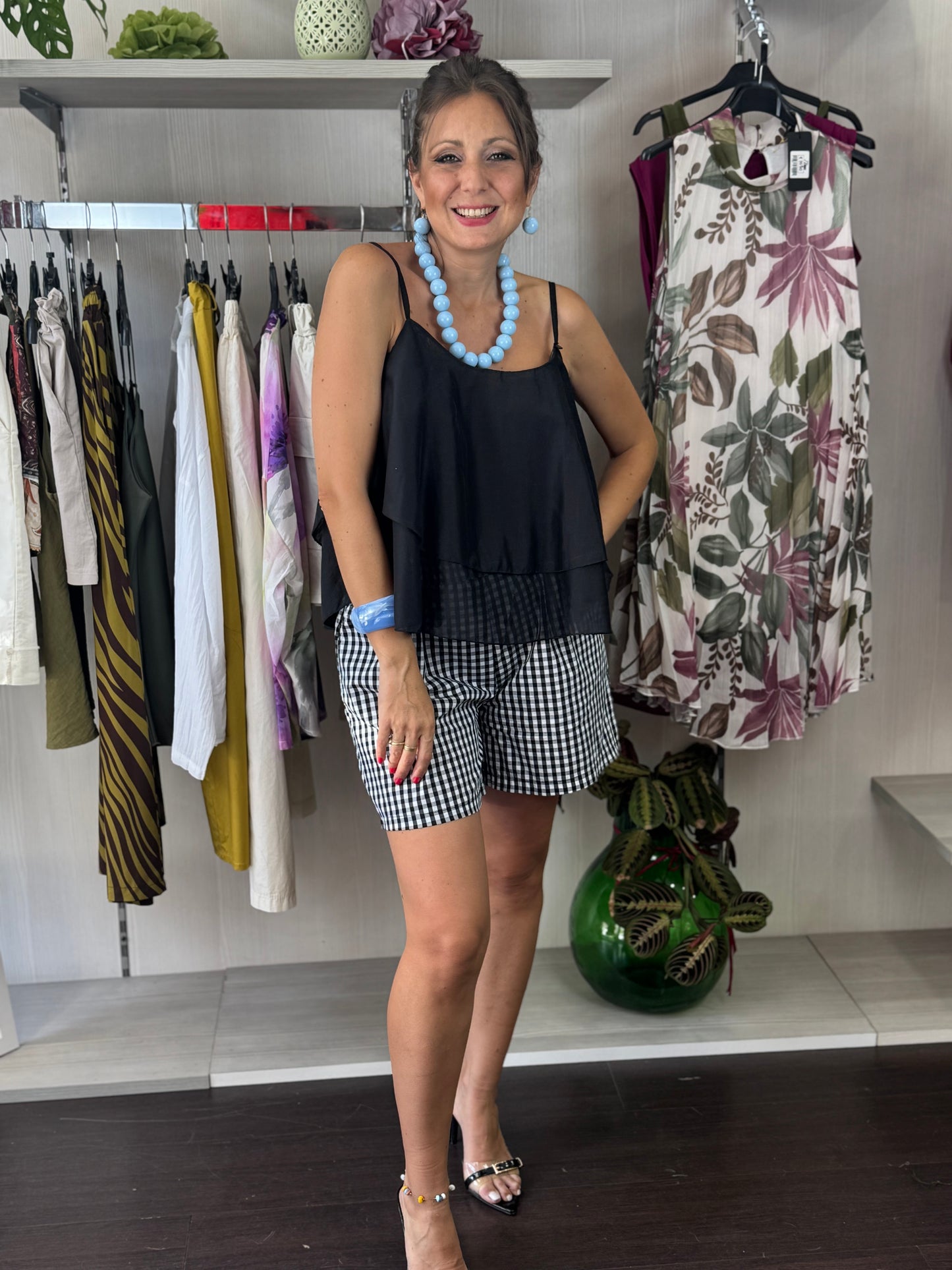 Bermuda bianca e nera