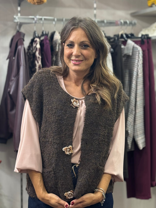 Gilet Chicago cioccolato