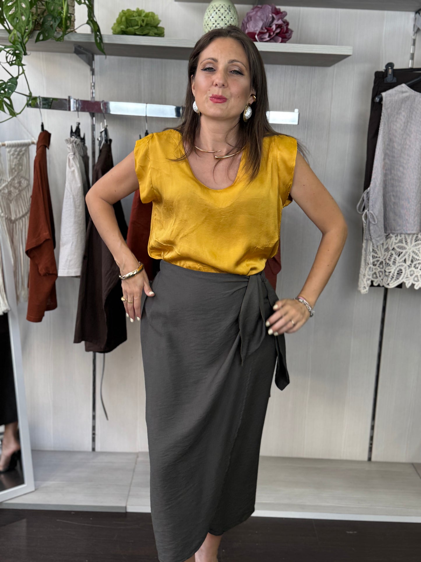 Maglia ocra
