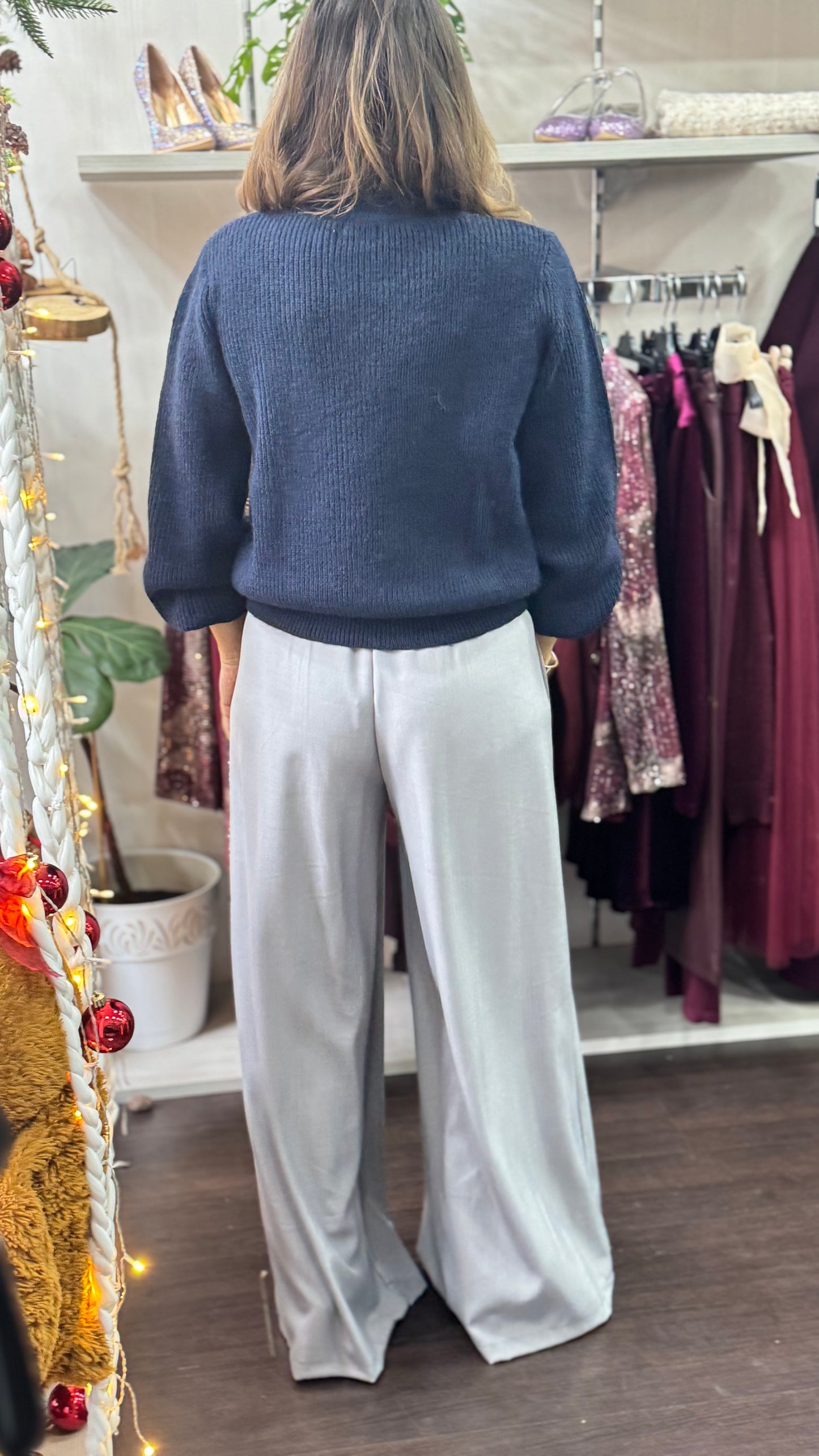 Gonna pantalone  grigio