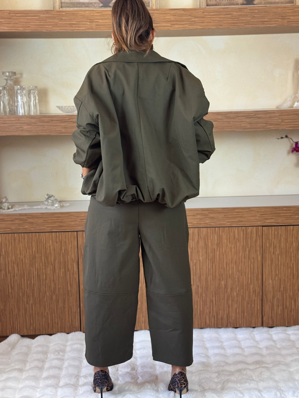 Pantalone verde baloon