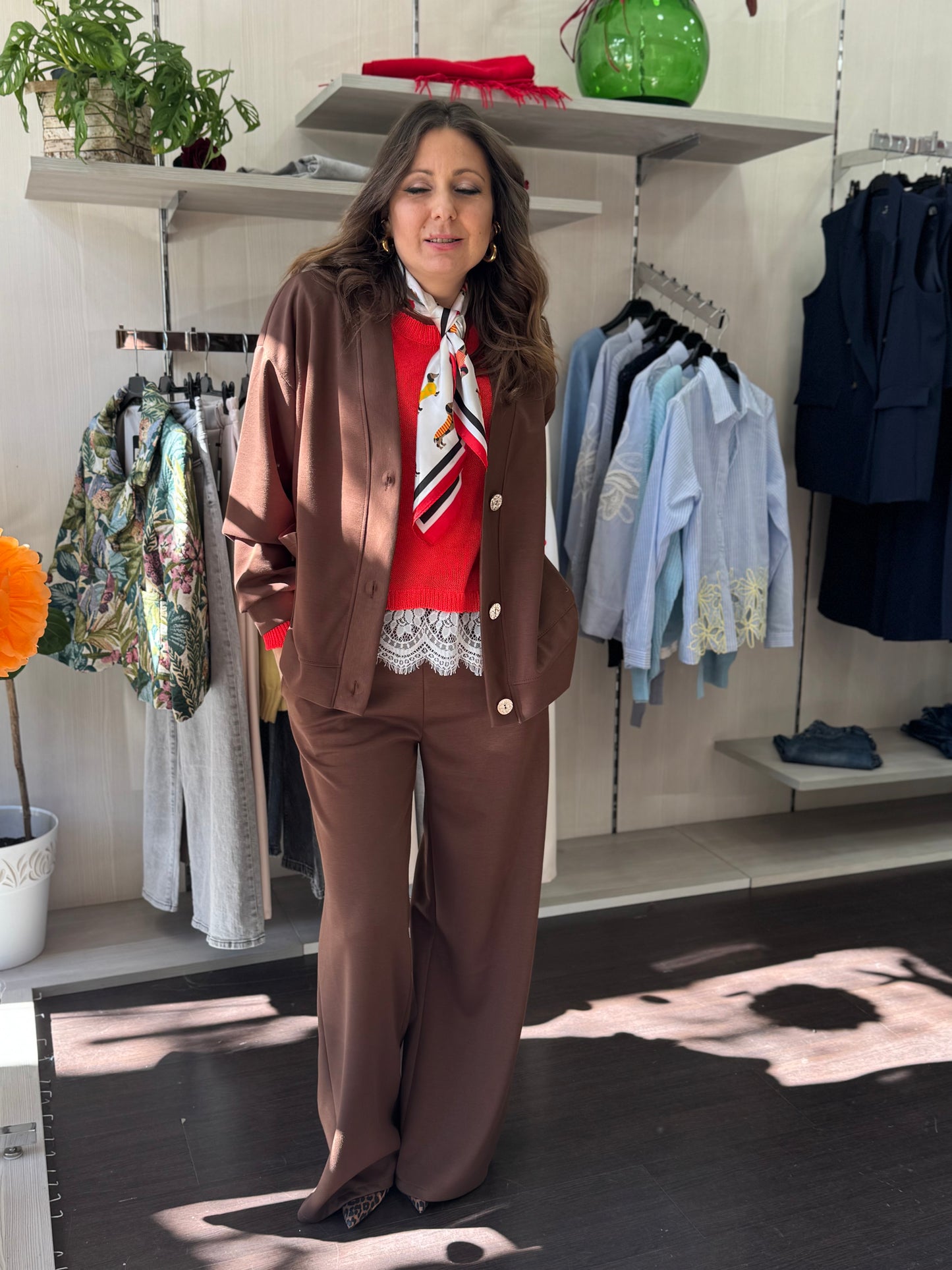 Cardigan Chicca cioccolato