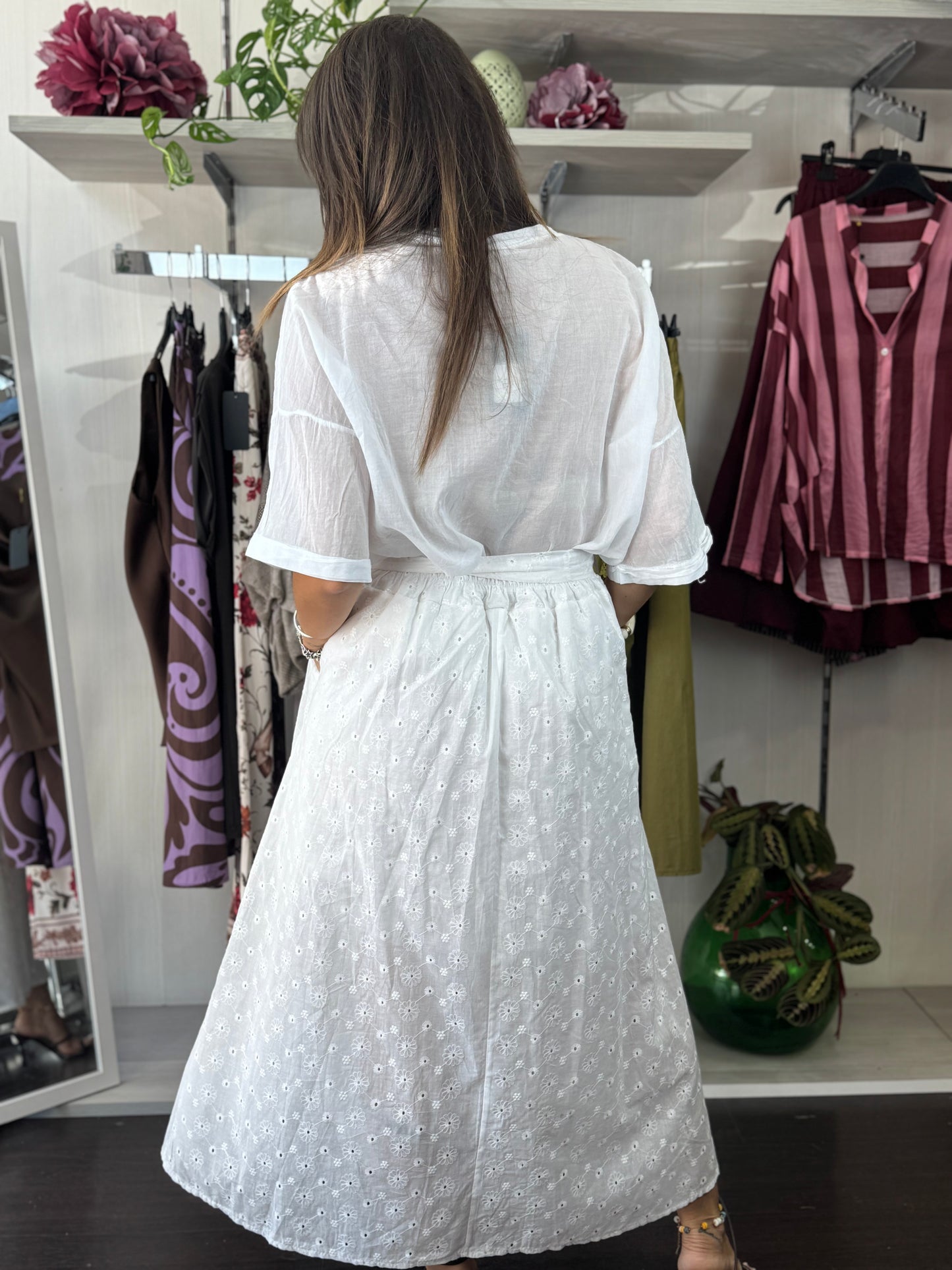 Gonnellone bianco