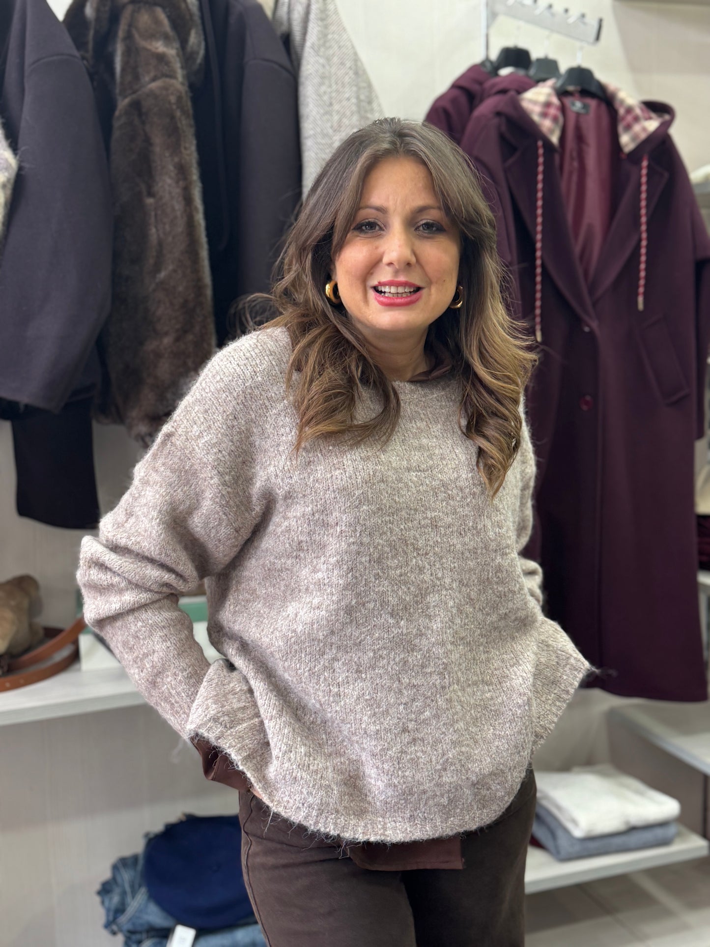 Maglioncino Marsiglia Tortora